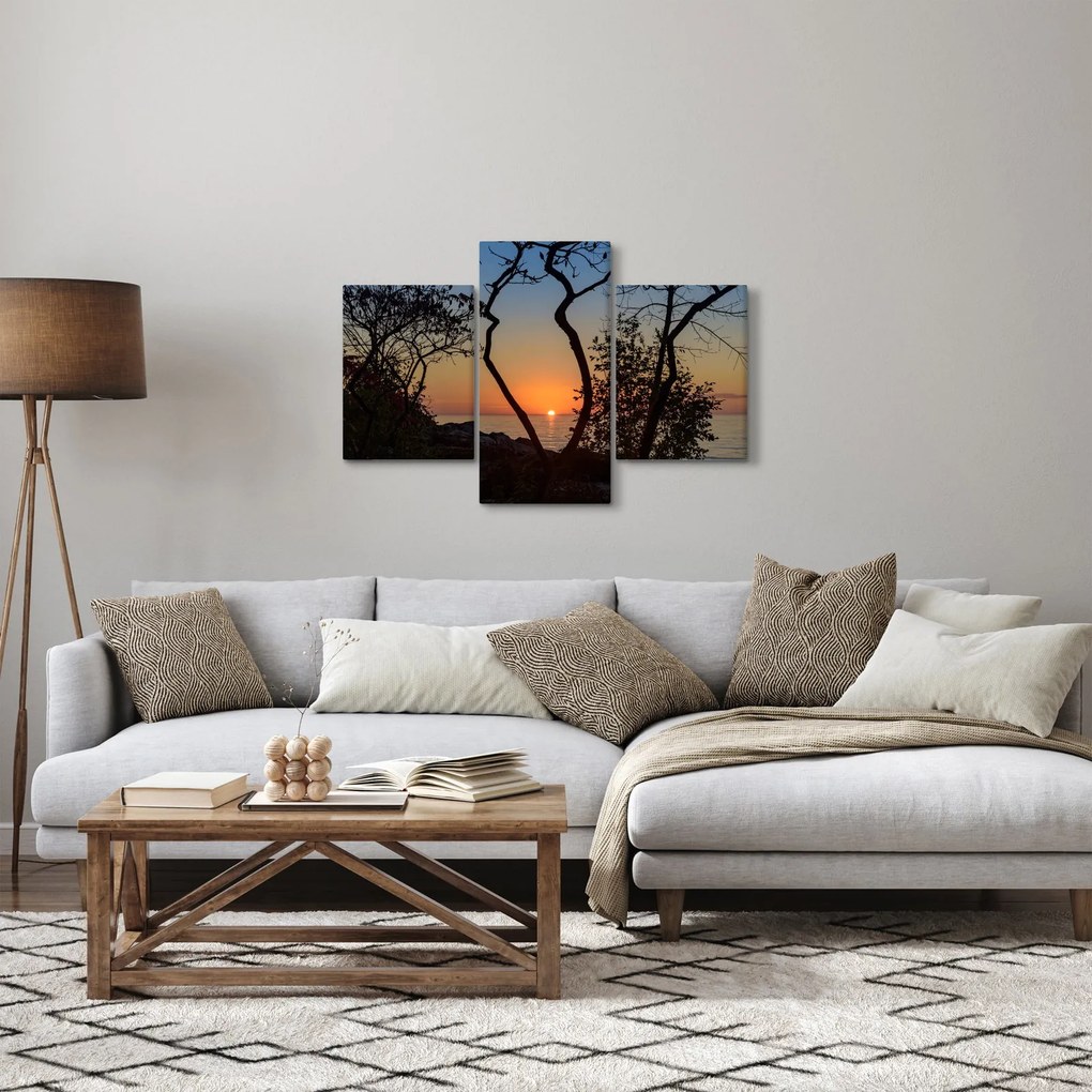 Tablou cu apus de soare (90x60 cm)
