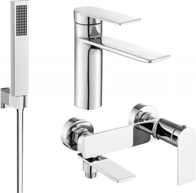 Mexen Zero Set de cadă R02, crom - 71103R02-00