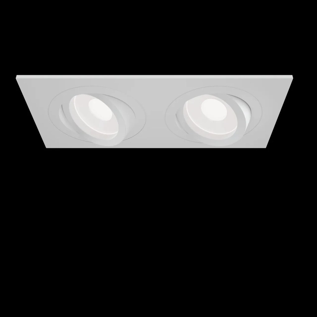 Corp incastrabil cu 2 spoturi directionabile Atom alb MY-DL024-2-02W