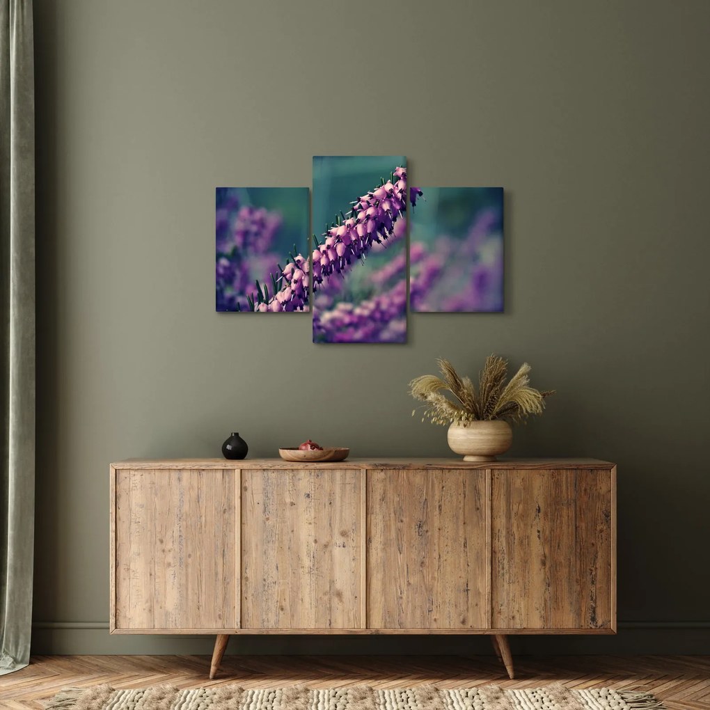 Tablou cu floare violetă (90x60 cm)