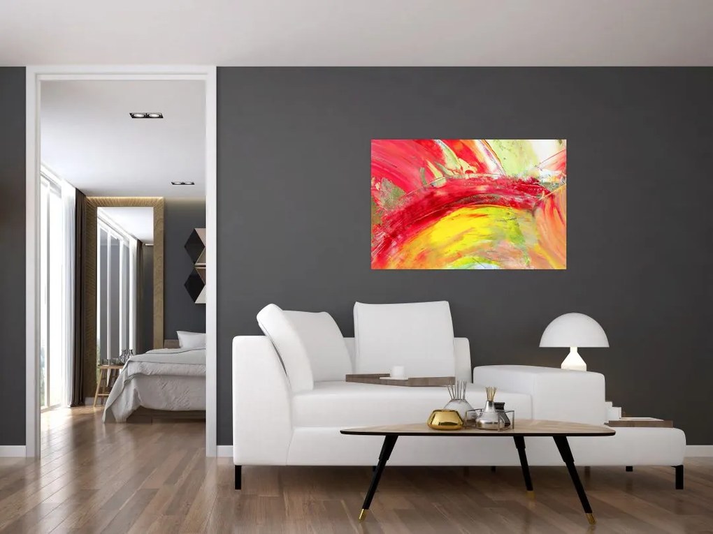 Tablou cu abstracție - pictura (90x60 cm)