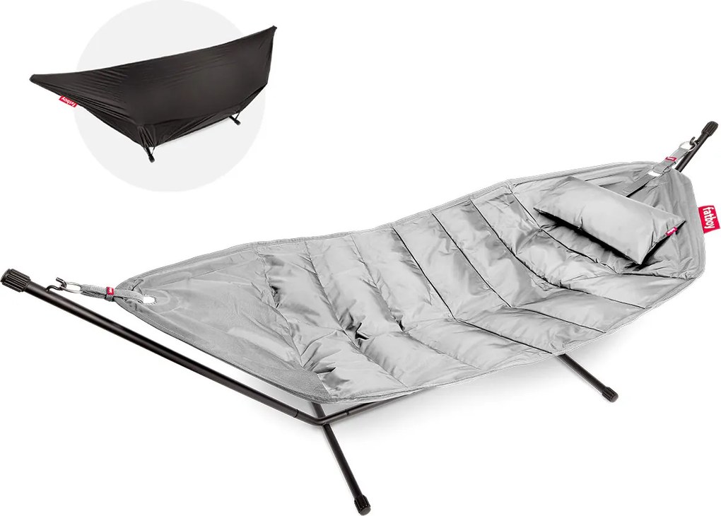 Hamac Headdemock Deluxe, culori multiple - Fatboy Culoare: gri deschis