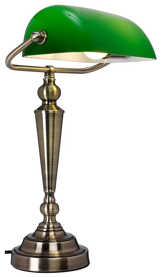 Lampă de birou THE BANKER Cottex B1019AGR 1xE27/60W/230V