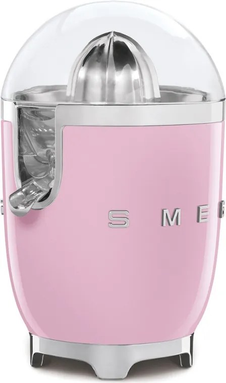 Storcător electric de citrice Smeg CJF11PKEU, 70 W, sistem anti-picurare, bază antiderapantă, roz