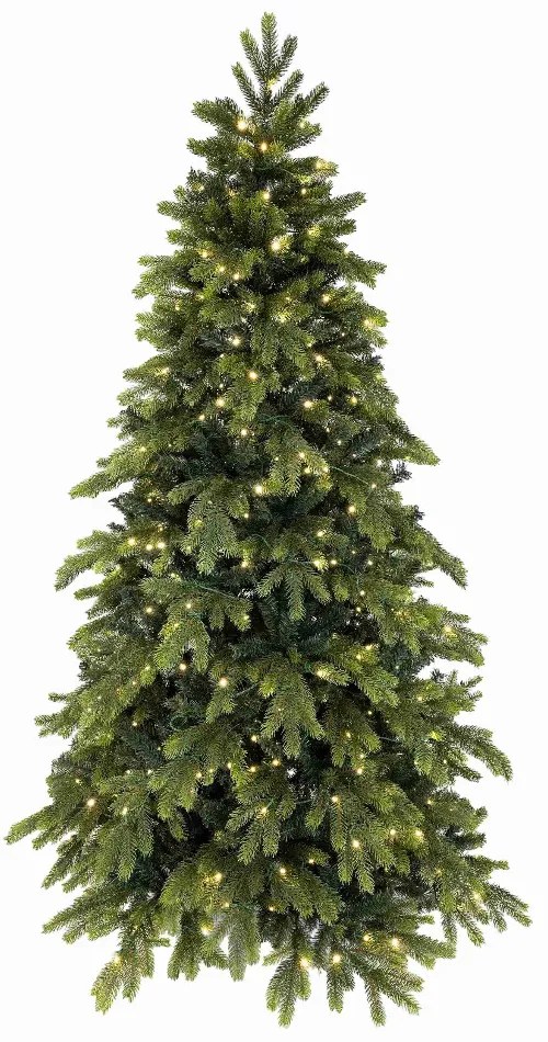 Pom de Crăciun artificial 3D Molid Scandinav 210cm LED450