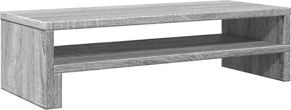 vidaXL Suport de monitor, gri sonoma, 54x22x15 cm, lemn prelucrat