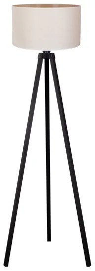 Lampadar Duolla 1xE27/60W/230V d. 44 cm crem/wenge