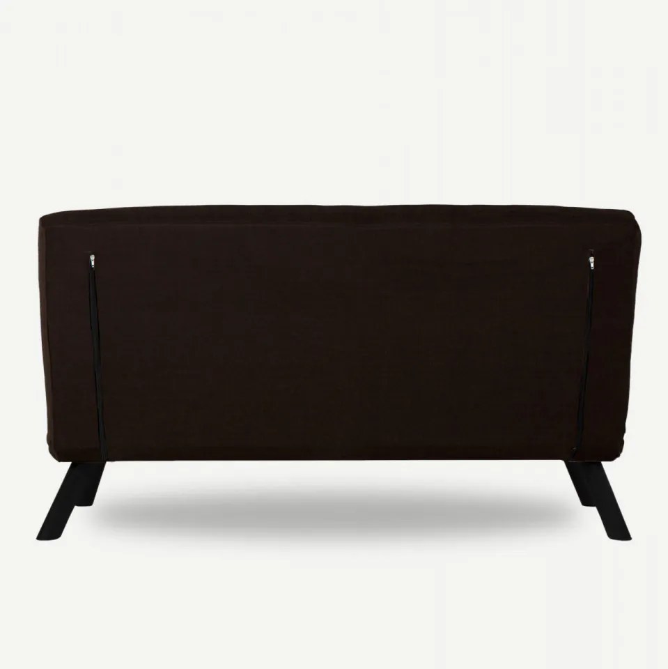 Canapea cu 2 Locuri Sando 2-Seater, Maro, Extensibila