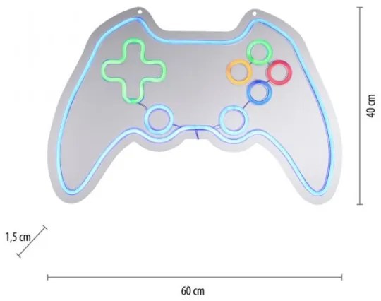 Decorațiune LED neon de perete JUST LIGHT. 85022-70 NEON LED/6,5W/5V jucător