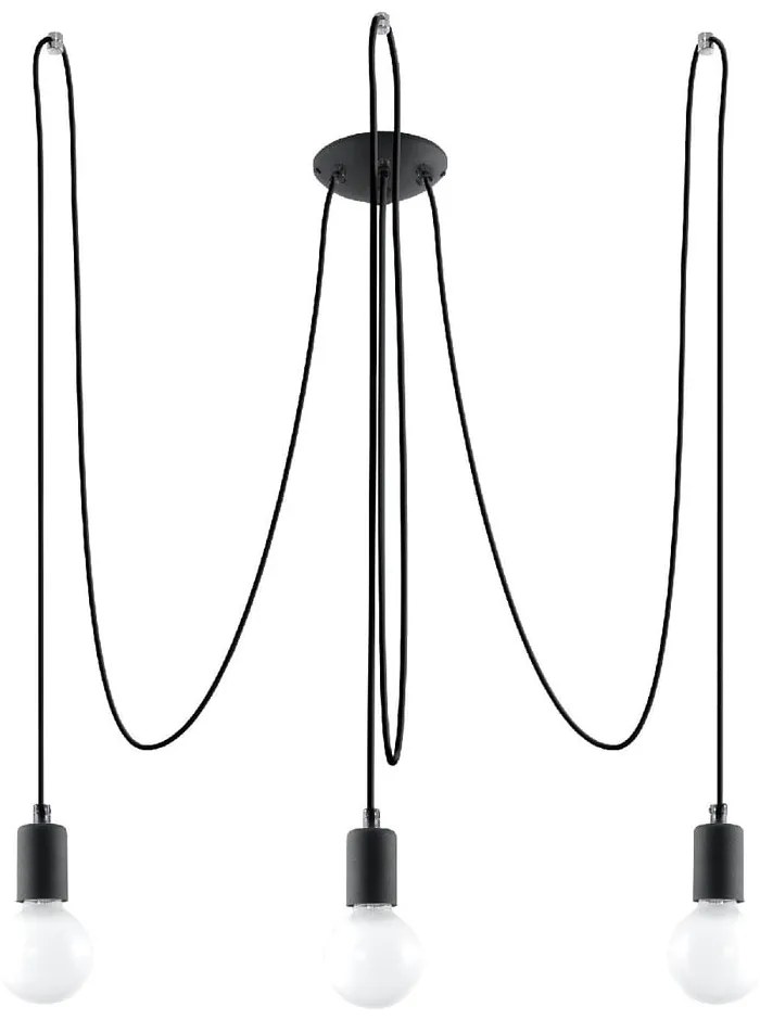 Lustră neagră 300x300 cm Spider - Nice Lamps