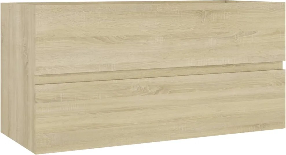 vidaXL Dulap de chiuvetă, stejar sonoma, 90x38,5x45 cm, PAL