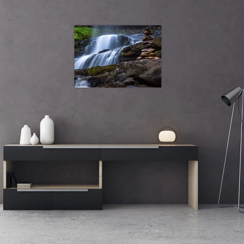 Tablou - Cascadă (70x50 cm)