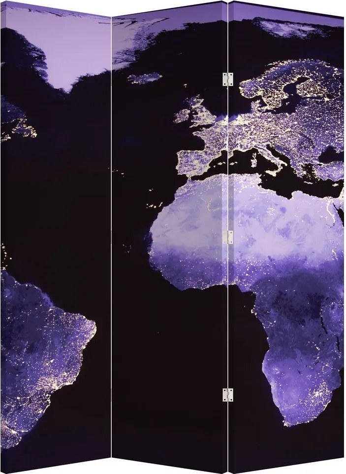 Paravan - Pământul din Cosmos (126x170 cm)