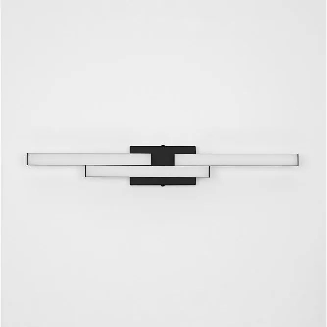 Aplica baie LED, protectie IP44, Aluminiu, Negru, Atom, NVL-9695269