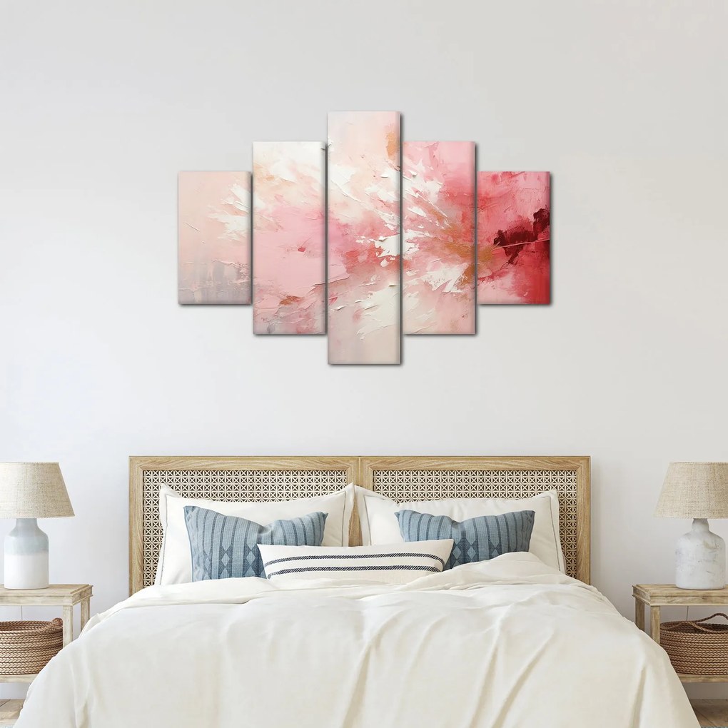 Tablou - Abstract roz (150x105 cm)