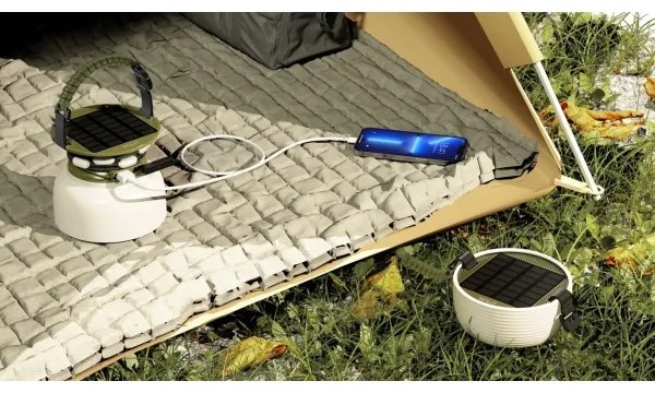 Lampă LED RGB solară portabilă reîncărcabilă LED/10W/5V 3600 mAh IP65