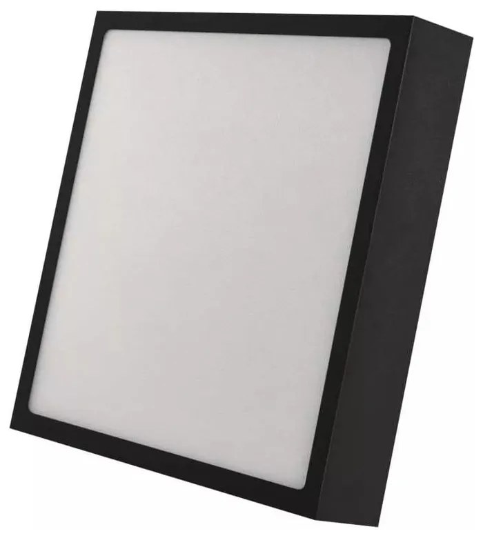 Plafonieră negru-mat LED 22.5x22.5 cm Nexxo – EMOS