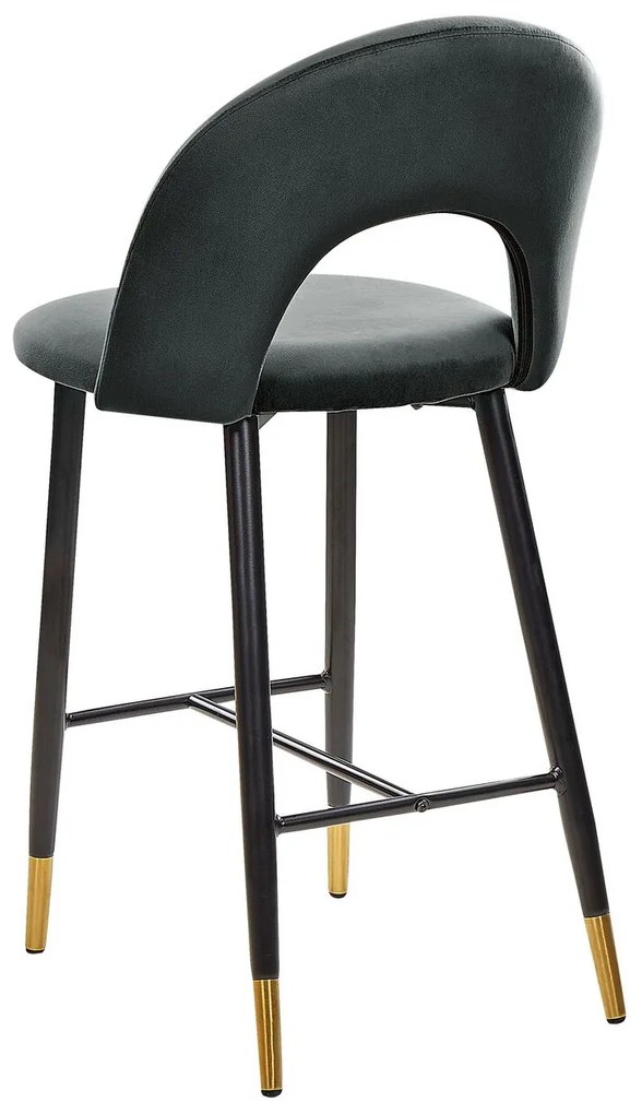 Set 2 buc scaun tip bar Fabian (negru). 1078840