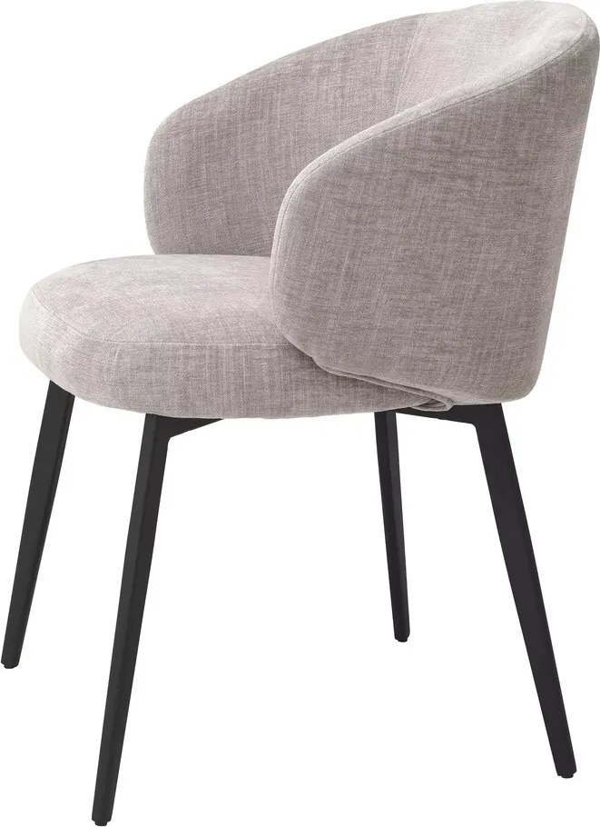 Set de 2 scaune cu brate design LUX Lloyd, sisley gri 115993 HZ