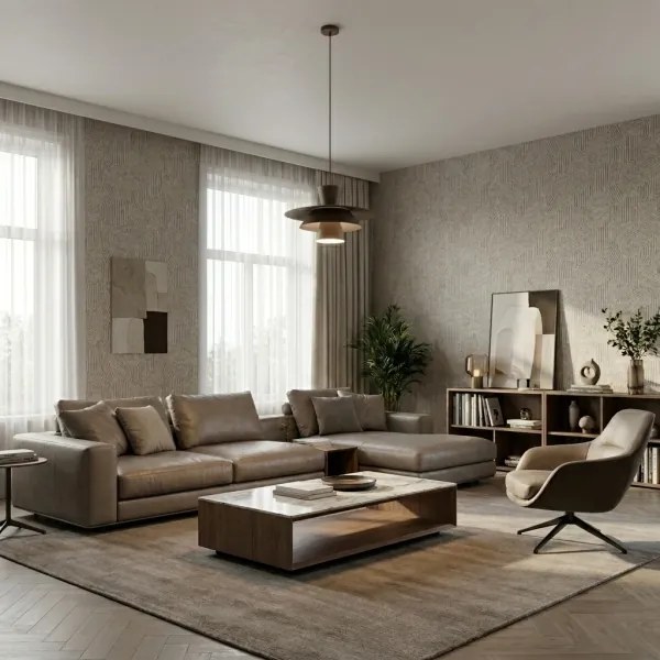 Lustru pe cablu PLATO 1xE27/15W/230V, maro