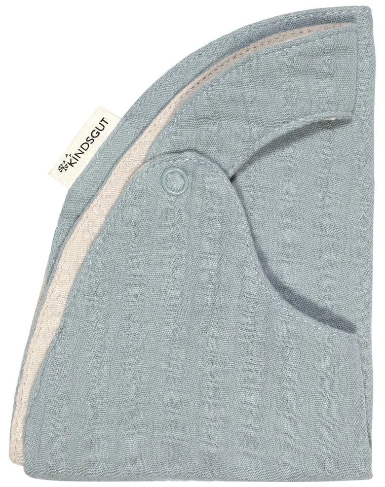 Bavețică din muselină Kindsgut Oslo, albastru