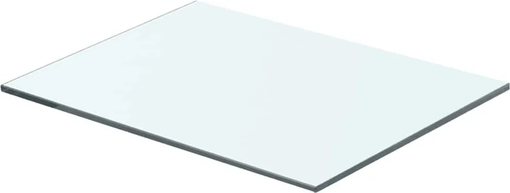 vidaXL Raft din sticlă transparentă, 40 x 25 cm