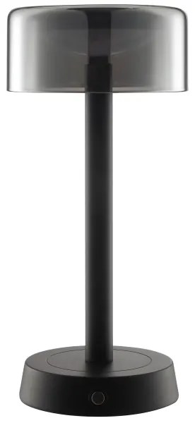 Brilliant - Lampă de birou LED RAZOR, 2,5W/5V, 2700K, IP44, neagră, încărcabilă, cu control tactil și dimmer