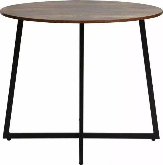 OFERTA Masa rotunda de dining LUNA 90 cm, maro rustic II. calitate