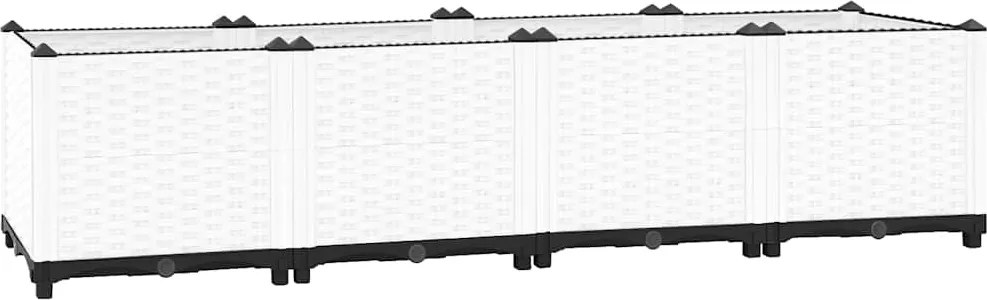 vidaXL Strat înălțat, 160x40x38 cm, polipropilenă