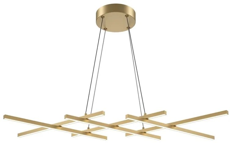 Lustra LED suspendata design geometric Halo alama