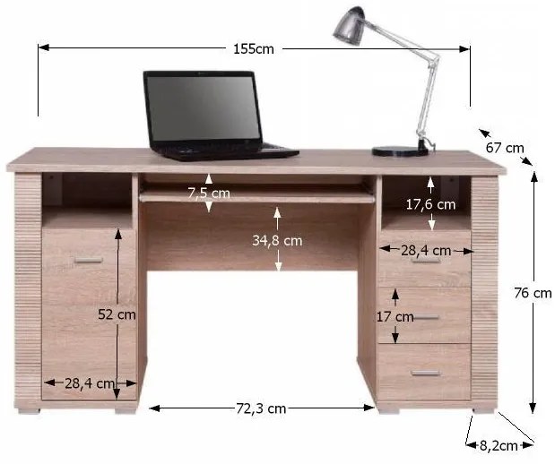 Masă PC Gary Typ 22 1D3S. 772109
