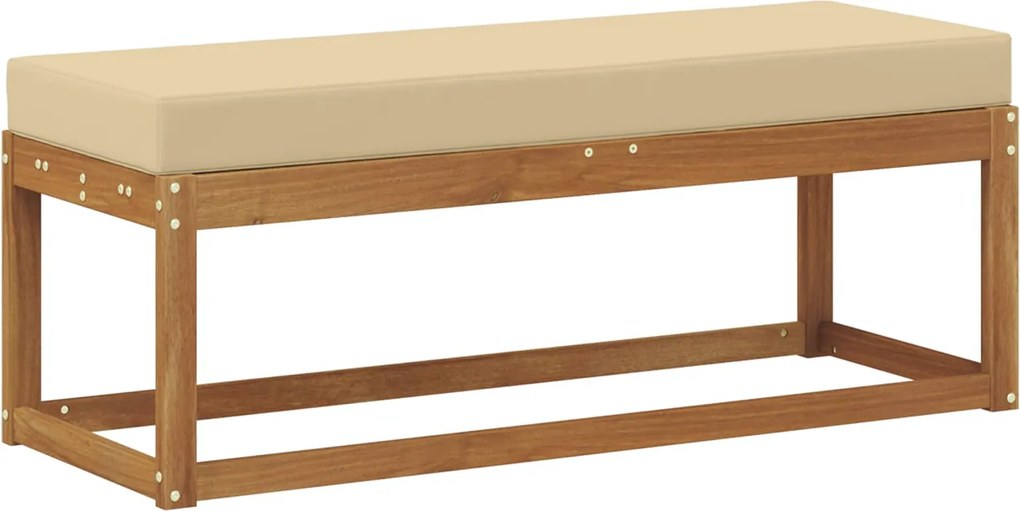 vidaXL Bancă de exterior pentru șezut natural 115 x 43 x 37 cm