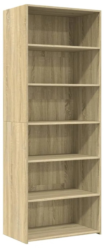 3281689 vidaXL Dulap înalt, stejar sonoma, 70x41x185 cm, lemn prelucrat