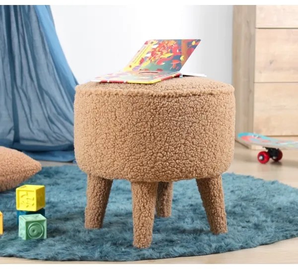 Taburet PIXI Ø 38 cm, maro