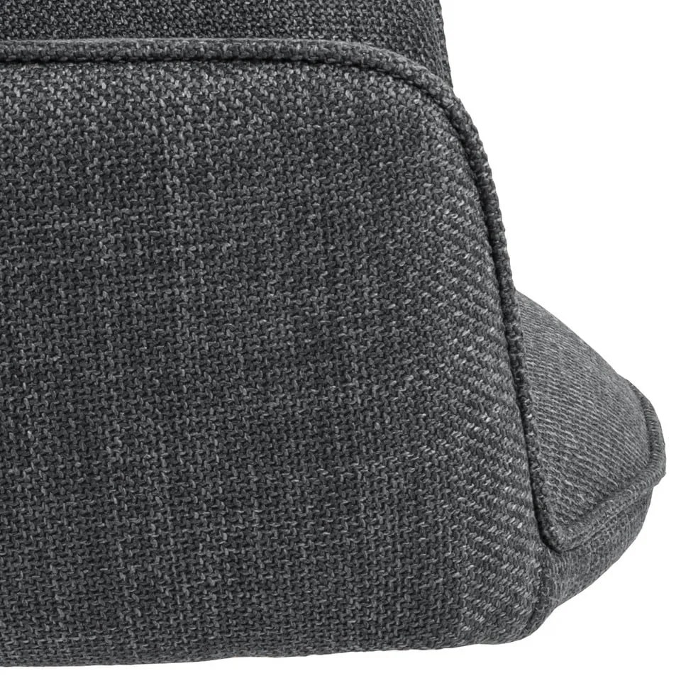 Set de scaune de sufragerie gri închis cu cotiere 2 buc. tapițat Glenda – Actona