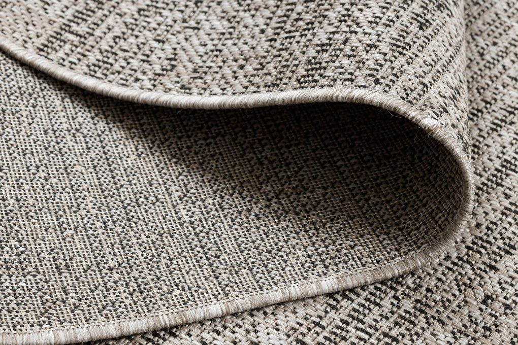 Covor sisal Floorlux 20389 argint si negru melange - SECUNDAR-COTATI PRODUSUL