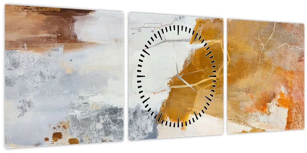 Tablou - Abstract (cu ceas) (90x30 cm)