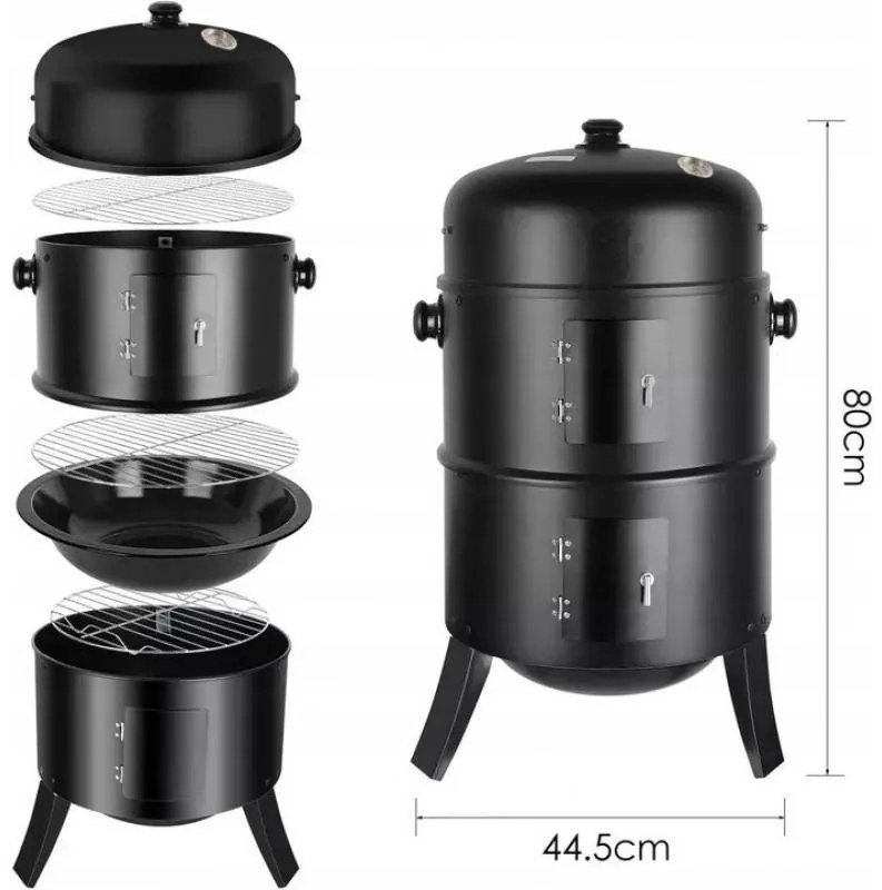 Grătar BBQ Carkol (negru). 1096579