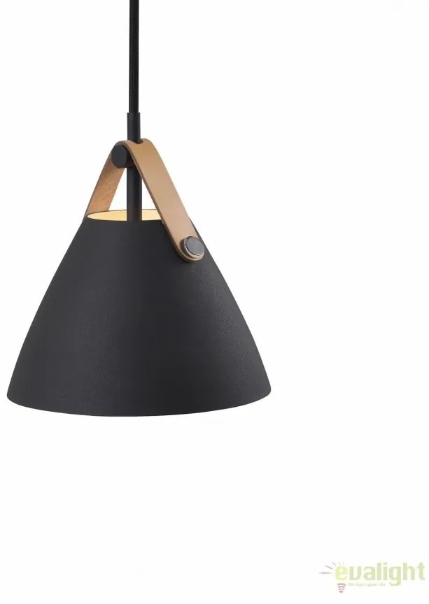 Pendul design nordic STRAP 16 negru 84303003 DFTP