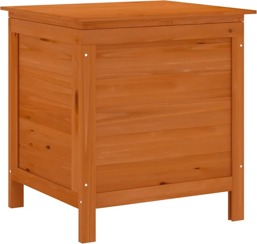 vidaXL Ladă depozitare grădină maro 50x49x56,5 cm lemn masiv brad