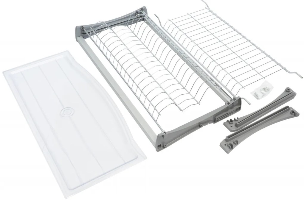 Scurgator /picurator IFL crom lucios pentru corp de de 450 | 600 | 700 | 800 | 900 mm, otel/plastic gri (Latime corp: 600 mm)