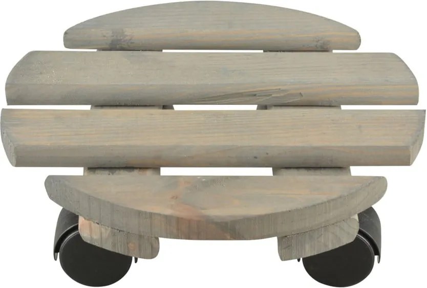 Suport lemn pentru ghiveci flori Esschert Design, ⌀ 24 cm