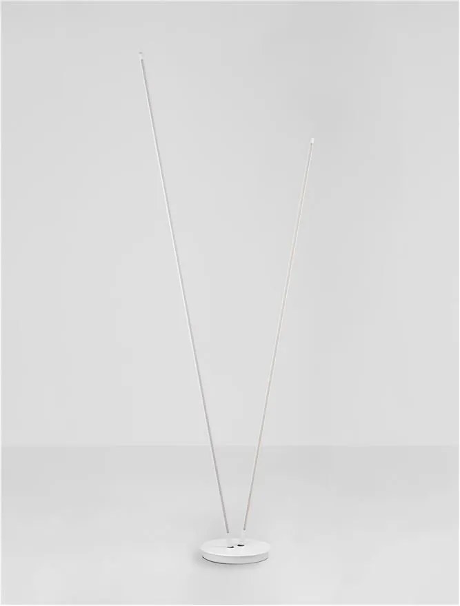 Lampa de podea LED design modern INTEC, alb