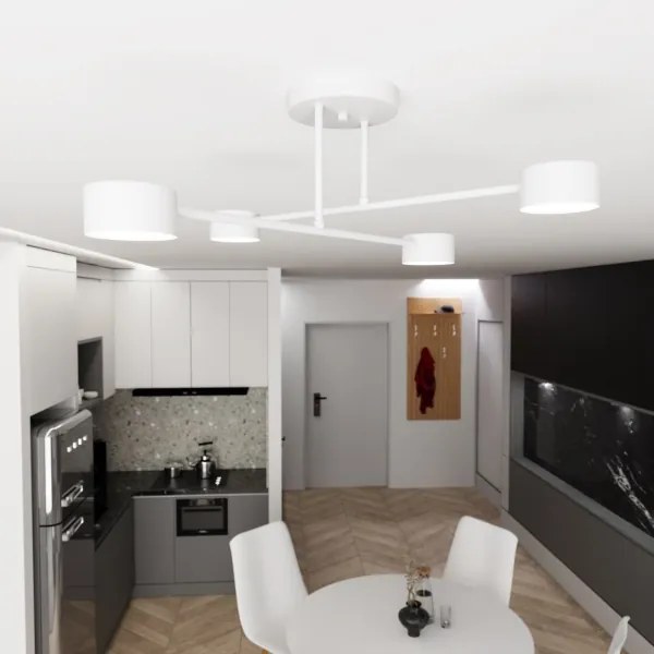 Lustră aplicată HALO 4xGX53/10W/230V alb