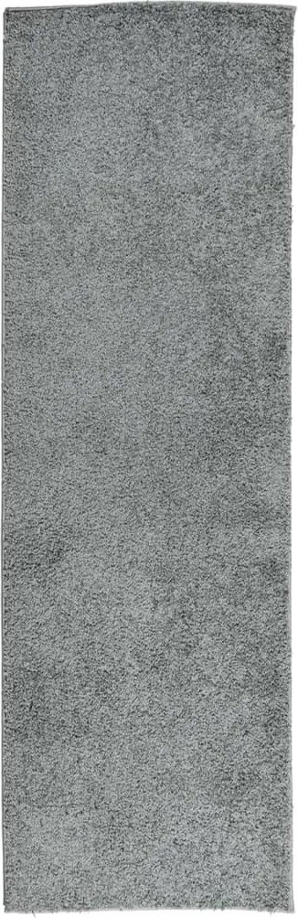 vidaXL Covor pufos "PAMPLONA" cu fire înalte, verde modern, 80x250 cm