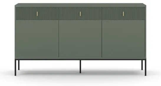 Comodă SUE verde/neagră
