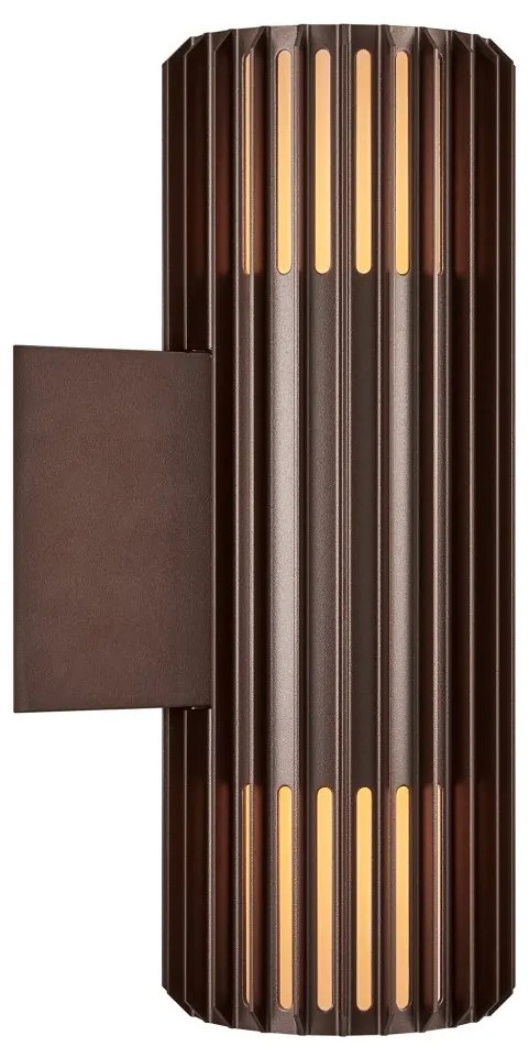 Aplica de perete exterior design nordic IP54 Aludra seaside brown