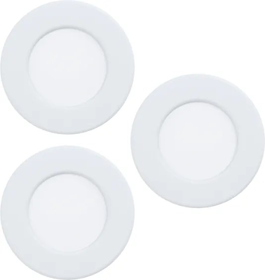Eglo 901429 - Set 3x LED RGBW, plafonieră încastrată FUEVA-Z, LED/2,8W/230V, 8,8cm, IP44, alb