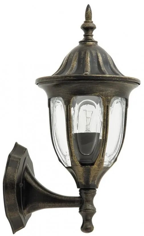 Aplica de perete exterior IP43, up light, auriu antic Milano 8372 RX