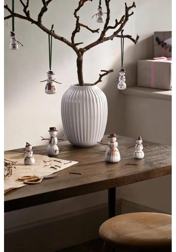 Ornament de Crăciun din ceramică Hammershøi Snowwife – Kähler Design